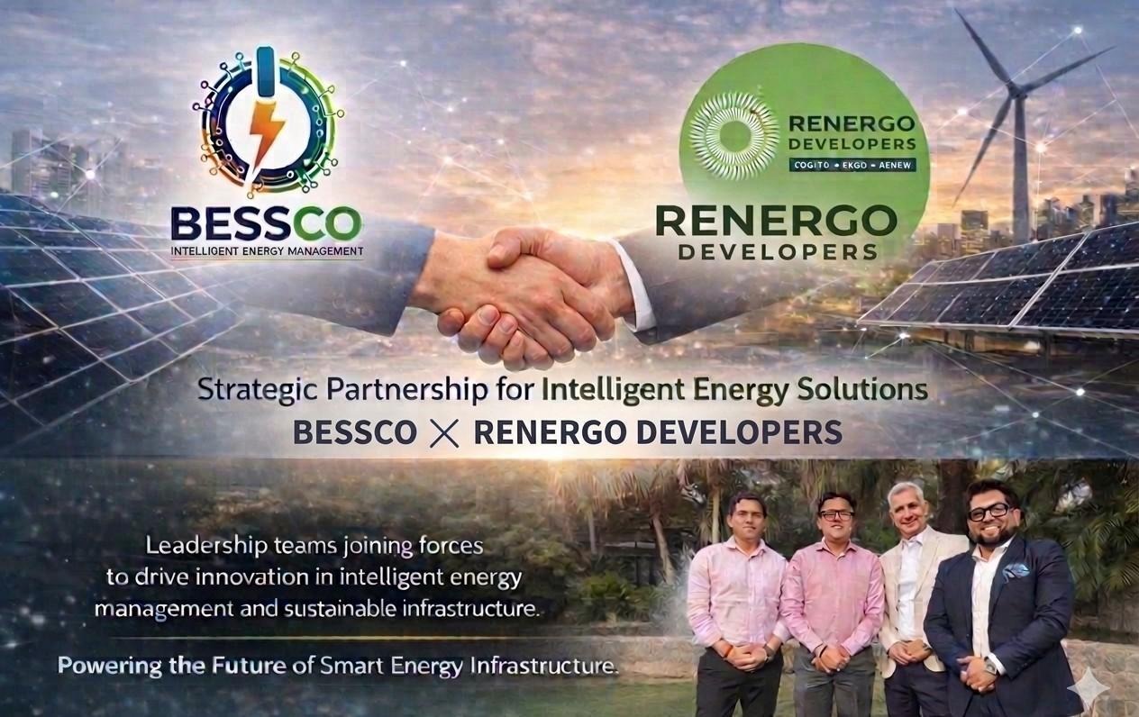 Bessco Power, Renergo Developers Announce JV to Develop 1,000 MW Renewable Energy Projects Across India and Nepal
